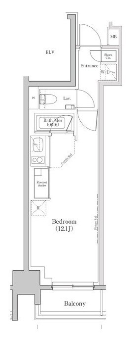 ザパークハビオ日本橋三越前 間取り