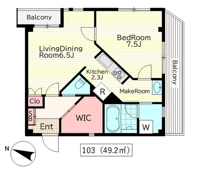 Apartment Rico 間取り