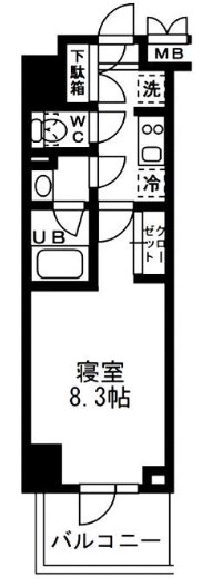 レジディア亀戸 間取り