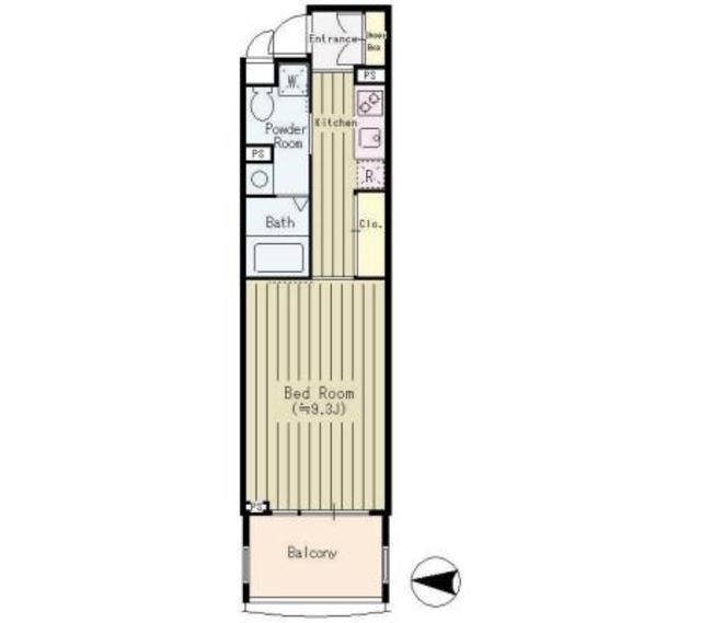 ボヌール門前仲町  間取り