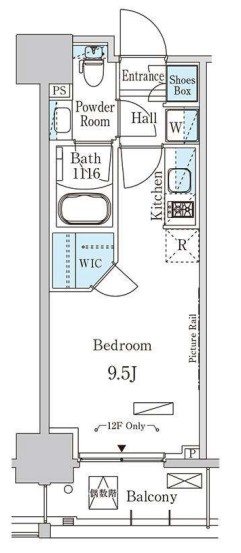 パークアクシス森下  間取り