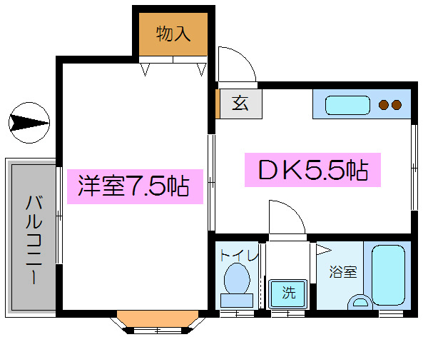 フローレンスⅢ 間取り