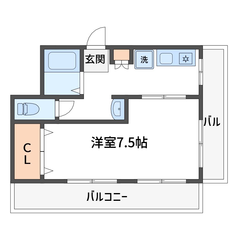 マンション小林会館 間取り