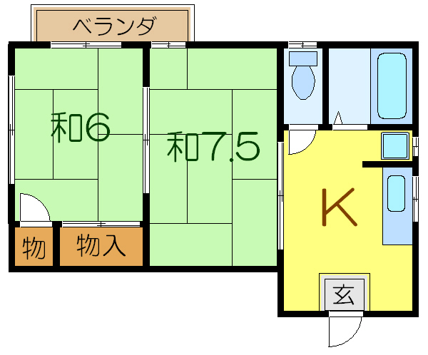 サンハイム    間取り