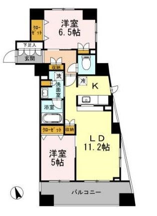 カスタリア荒川  間取り