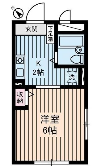 コーポ中山  間取り