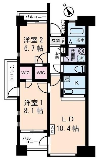 ヴェルポワール東葛西 間取り