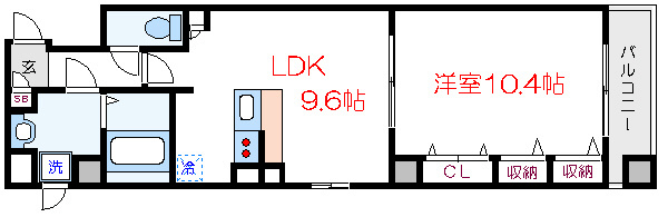 ラヴィン  間取り
