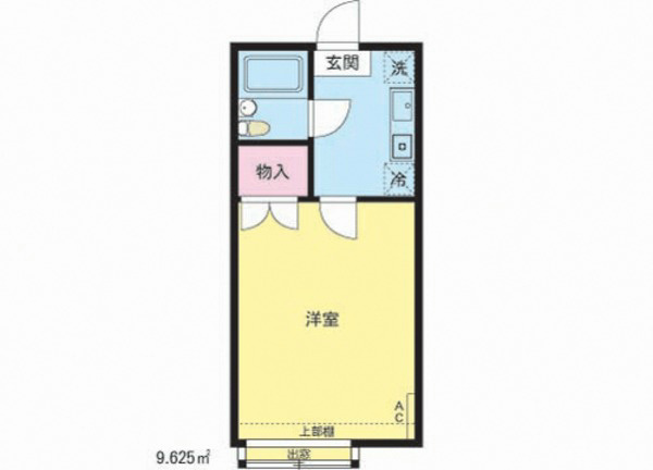 フラワーハイツ葛西Ａ 111号室 間取り