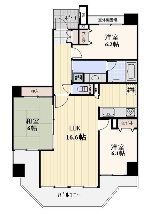 プロスペクト清澄庭園  間取り図