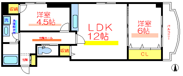 東京ＫＲビル 間取り