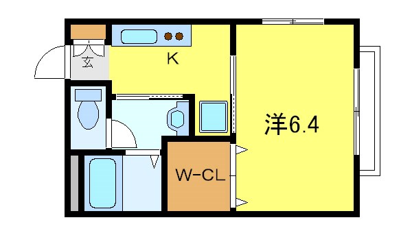 レジデンス・イハラ 201号室 間取り