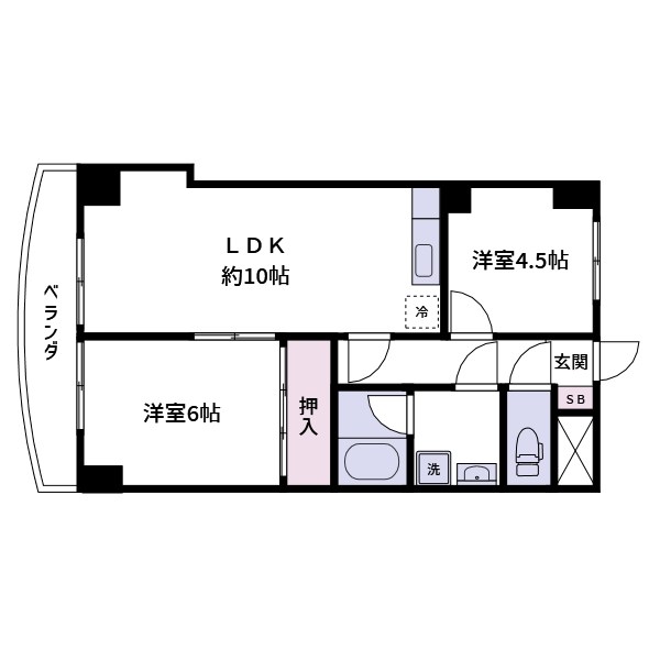 クオーレプロバンス篠崎 間取り