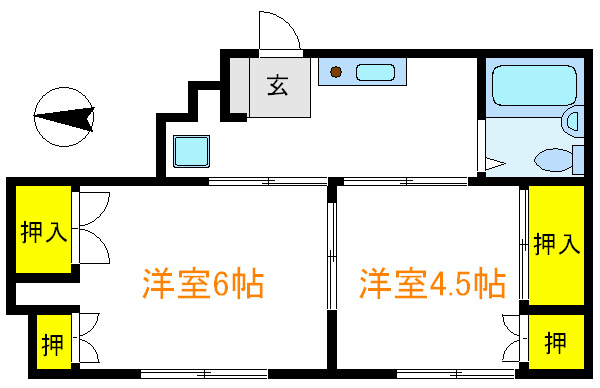 バックウィート中村 間取り