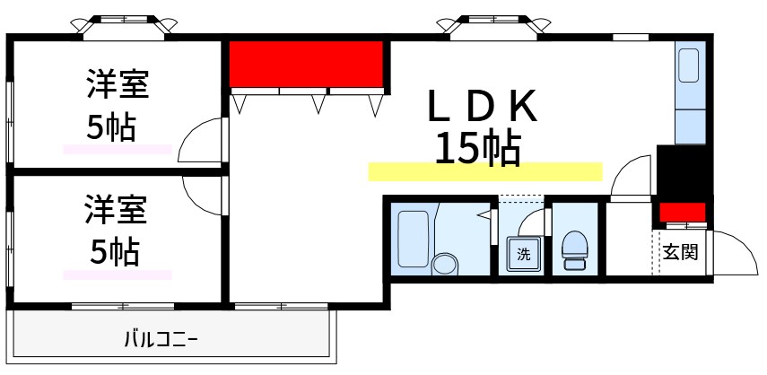 第二メゾン黒川 間取り