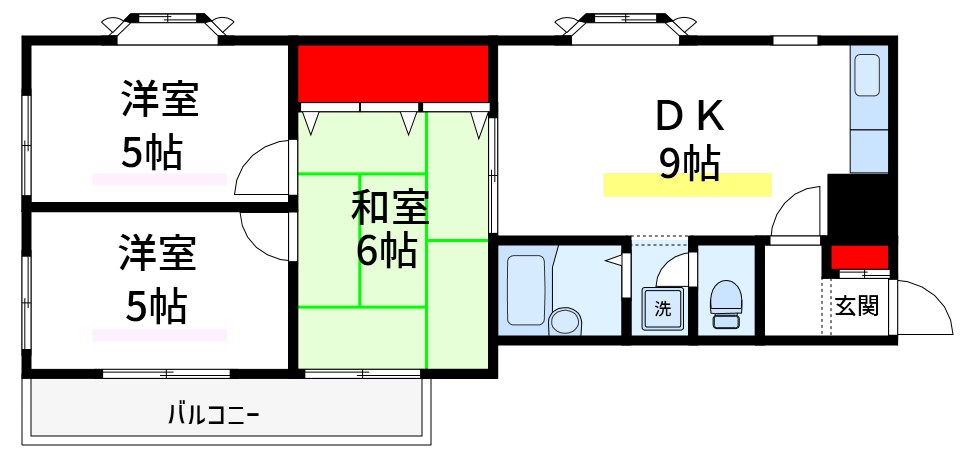第二メゾン黒川 間取り