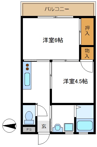 コーポ高津 間取り
