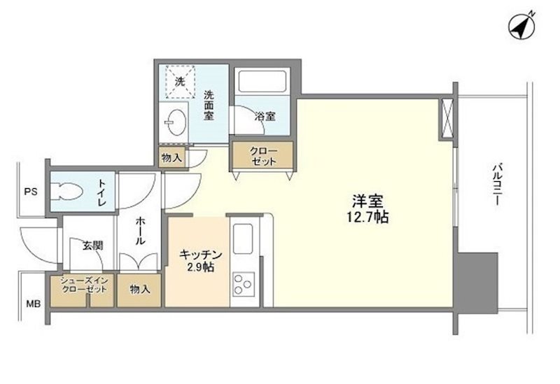 リガーレ日本橋人形町  間取り