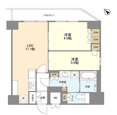 ＫＵＲＡＭＡＥ２１４  間取り