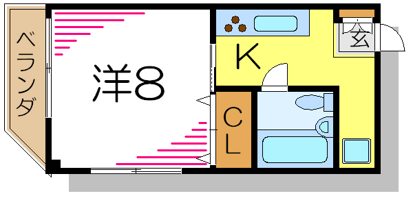 クレールメゾン瑞江  間取り