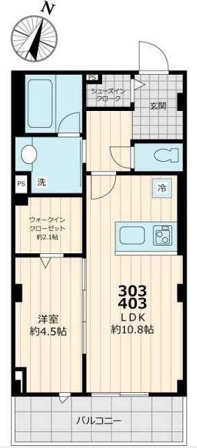 ノルデランテ篠崎 間取り