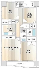 セブン・ナルケマンション 間取り