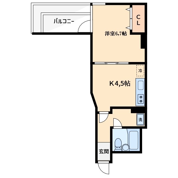 山屋東陽ハイツ 間取り