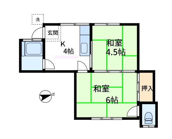 第五松明荘 間取り