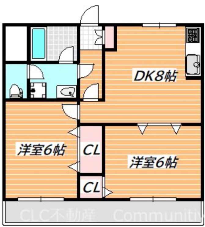 サンライトS 205号室 間取り