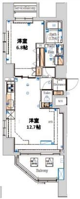 HY’s梅島コンフォール 間取り