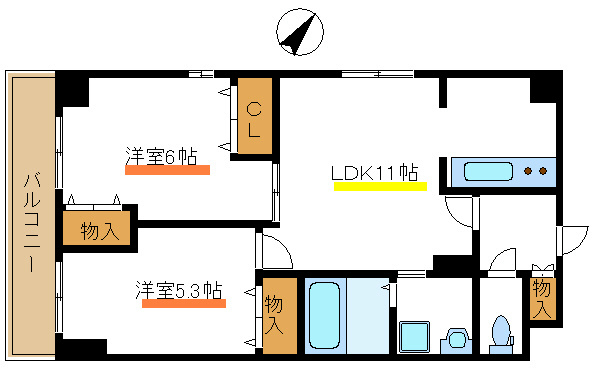 マグノリアY2K  間取り