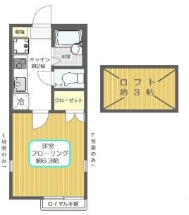HALC WEST  間取り
