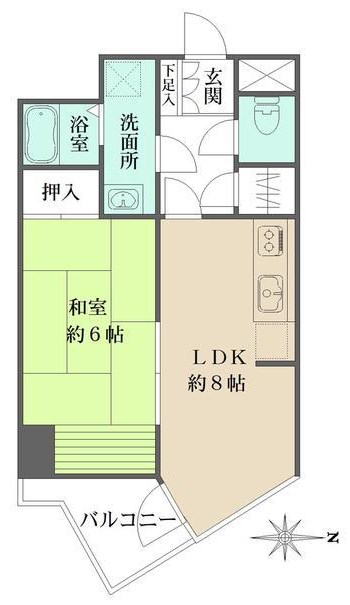 コーポリヴァーストン 間取り