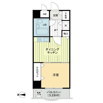 ライオンズプラザ日暮里 間取り
