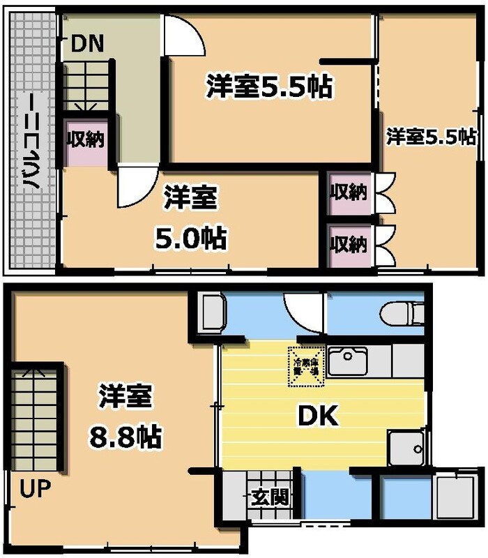 小松川4丁目戸建 間取り