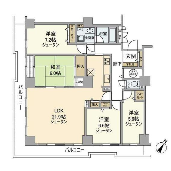 スカイシティ南砂    間取り