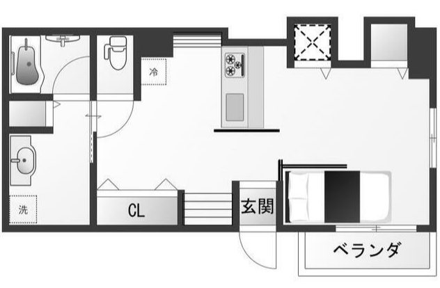 ニューハイツ西日暮里 間取り