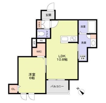 Woodrow house 102号室 間取り