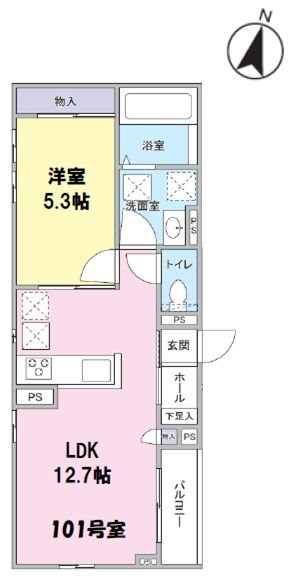 Clair千住   間取り