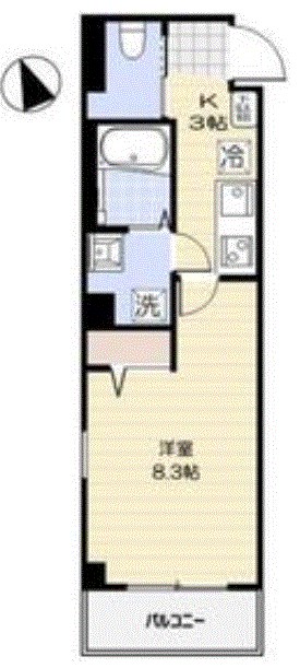 b`CASAKitasenjyu 間取り