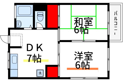 平井優和レジデンス  間取り