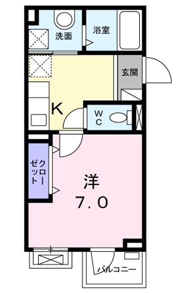 クレスト大島 間取り