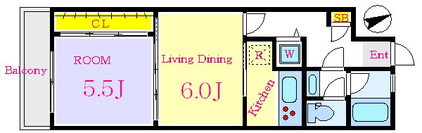 プリンセスハイツ東日暮里 間取り