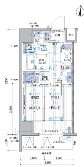 ブライズ東陽町  間取り