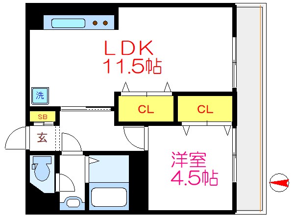 ビライワムラ 間取り
