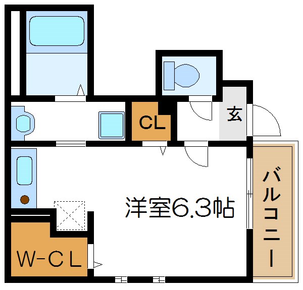 プレミール   間取り