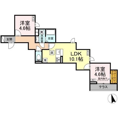 仮）D-ROOM八広６丁目 間取り