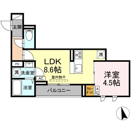 仮）D-ROOM八広６丁目 間取り