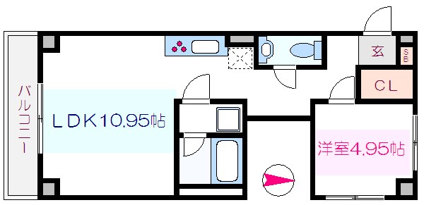 コーポ白河 間取り