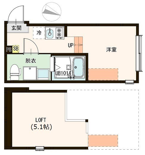 S　SQUARE瑞江 間取り